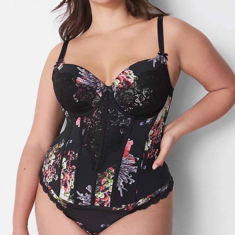 Floral corset